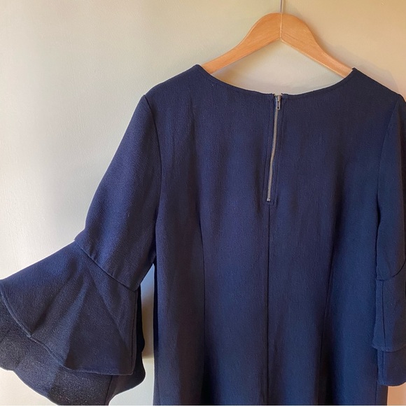 Soft Surroundings Black Loose Flutter Bell Sleeve Women’s Dress Size Large - Picture 6 of 13